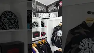 Our display case shopping area #fashion #streetwear