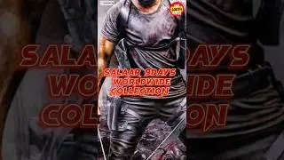 Salaar Worldwide Collection|#salaar #prabhas #movie #shorts