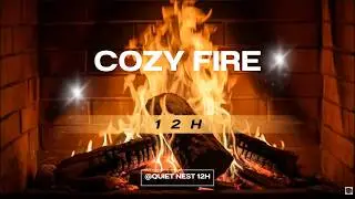 12H Fireplace Sounds in 4K &ndash; No Music ASMR