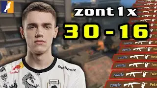 [POV PEEK] zont1x (30-16) | Overpass | Рейтинг Faceit | 12 дек. 2025
