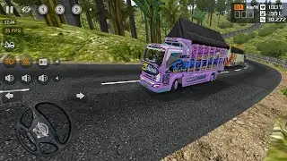 INDIAN BROKEN OFF-ROAD BHARTH BENZ TIPPER TRUCK DRIVING | BUS SIMULATOR INDONESIA  game 