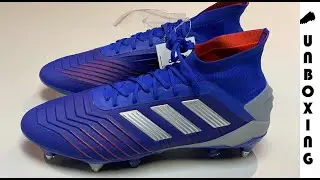 adidas Predator 19.1 SG BLUE / SILVER / RED