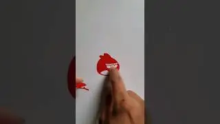 Angry Bird Sticker Design
