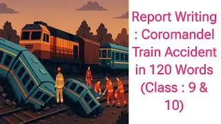 Report Writing on Coromandel Train Accident in 120 Words by CM | Coromandel Train Tragedy