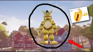 Hello Neighbor, But FAST FREDBEAR Is The Neighbor..😭🙏🥀