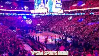 Philadelphia 76ers Fans Go Absolutely Nuts during Pregame!!!!!
