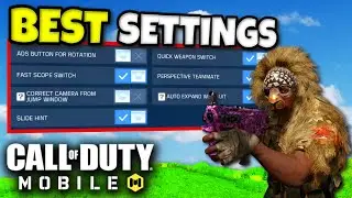 BEST SETTINGS for COD MOBILE in SEASON 6 (BATTLE ROYALE)
