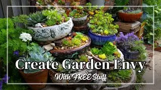 Create Garden Envy with These Captivating Transformations Using Only Found Items