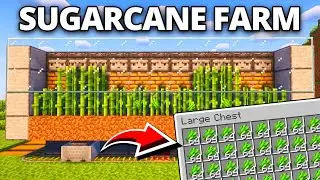 BEST SUGARCANE Farm in Minecraft 1.21+ (Tutorial)
