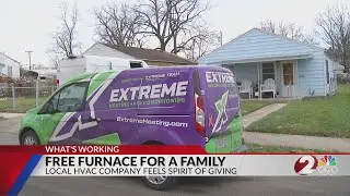 Local HVAC company embraces spirit of giving, provides free furnace to family