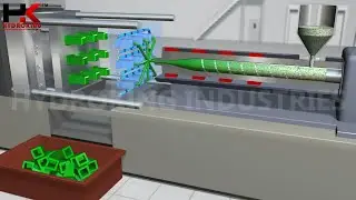 Injection Molding Machine Working Process | Hydroking Industries | #injectionmoldingmachine