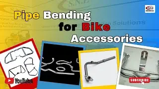 *High Precision Pipe Bending Machine for Bike Handle, Leg Guard & Crash Guard*