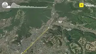 Toyohashi Station to Central Japan International Airport Station from Space
