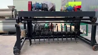 Groove Compost Turner for Organic NPK Production from Fertilizer Production Tech
