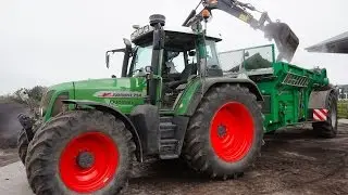 Mest uitrijden. SAMSON FLEX 16. Loonbedr. Oudman Pieterburen.