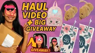 BIG HAUL VIDEO 🎁 | Amazing Gifts + Giveaway 😍 | Unboxing Everything @VlogsbyRemiReni #youtube #ad 