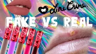 FAKE VS REAL LIME CRIME VELEVETINE | by Ilona