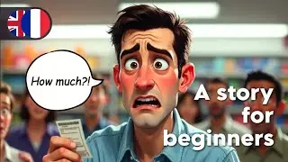 Learn French at the Supermarket: Simple Shopping Story (A1-A2)