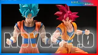 NOVOS GOKUS 4.0! 🤩[PREVIEW] S.H.Figuarts SSG SON GOKU - GOD AURA & SSGSS SON GOKU - BLUE POWER