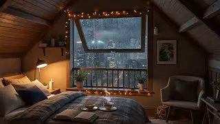 Soothing Piano Music and Rain Sounds at Night &ndash; Calm Background Music for Better Sleep