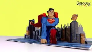Official Licenced DC Comics Gift Idea For Him: SUPERMAN POP UP CARD (Perfect Gift For a DC Fan!)