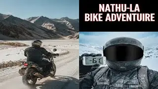-6°C, No Prep,One Bike.Nathu La gave me an adventure I’ll never forget #unplannedadventure #bikelife