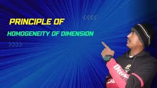 Principle of Homogeneity of Dimension in Nepali Language. (Class 11)