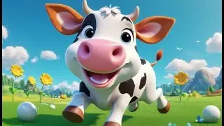 Baby Cow Says Moo Moo 🐄🎵 | Fun Kids Song | Cute Nursery Rhyme