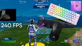 MAD 60HE ASMR 😴 1v1 Speed Realistic 🏆 Satisfying Keyboard Fortnite 240 FPS 4K