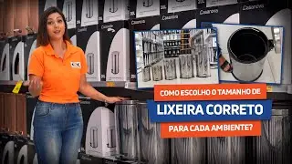Como escolho o tamanho de lixeira correto para cada ambiente? | C&C