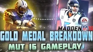 99 OVERALL BARRY SANDERS!! BREAKING DOWN GOLD MEDAL SET! MUT 16 gameplay | Madden 16 Ultimate Team