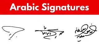 ✔️Arabic Signatures | Arabic Signature style | signature in Arabic