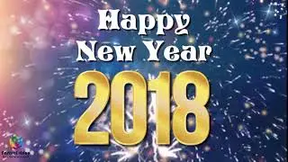 Happy New year 2018 | Whatsapp giff video | new year clebration  | Wishing Video