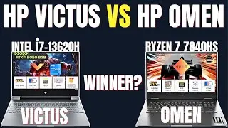 HP VICTUS Intel i7-13620H vs HP Omen ryzen 7 7840hs 🎮