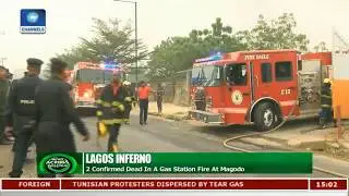 Lagos Inferno: 2 Confirmed Dead In A Gas Station Fire At Magodo
