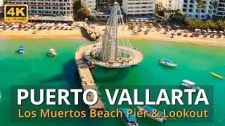 Get to know the Los Muertos Beach Pier in Old Town Puerto Vallarta, Mexico (Dec. 13, 2021) 😍