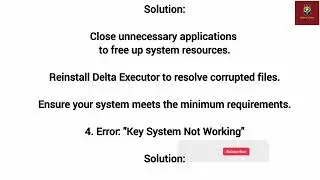 How to Fix Common Errors in Delta Executor || Delta Executor