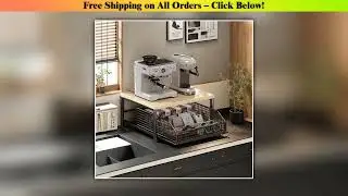 Desktop Pull-Out Storage Rack With Drawers Kitchen Appliances Floor Standing Storage Rack