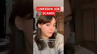 job scams! #linkedin #jobscams #linkedinscam #linkedintips #jobsearch #careeradvice #shorts #scams