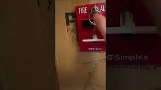 Pulling my fire alarm with a key
