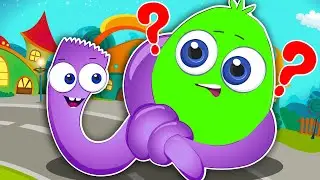 Изучаем формы: гибкие или жёсткие? Весёлые мультфильмы для малышей