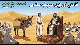 Qazi Aur Teen Ajeeb o Ghareeb Cases | क़ाज़ी और तीन अजीब मुक़दमे | Sabaq Amoz Kahani