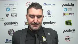 Ryan Finnerty - Interview - Manchester Storm v Dundee Stars - 26/01/20