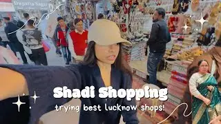 I *RISKED* everything shopping in lucknow for our family wedding !!! (shopping went WILD)🤯🤷🏻‍♀️👻✨🛍️