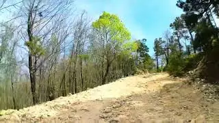 Wolf Pen Gap ATV trials - Going up Eagle Mountain in Mena, AR.