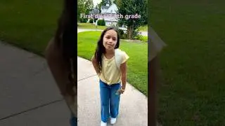 First day of 6th grade #middleschool #6thgrade