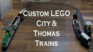 Custom LEGO City & Thomas Trains! | Updated Shunters & More! #legothomas #legotrains #legomocs