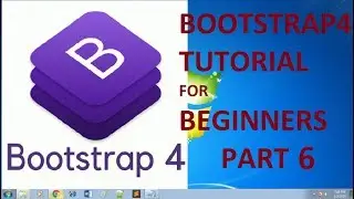 BOOTSTRAP 4 TUTORIAL FOR BEGINNERS PART 6 (progress bar design)