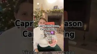 Virgo ♍️ Capricorn Season Card Reading #virgo  #capricornseason #tarot #oracle #astrology