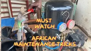 How To Solder Copper Pipe| African Maintenance tricks| Blazing with improvised tools